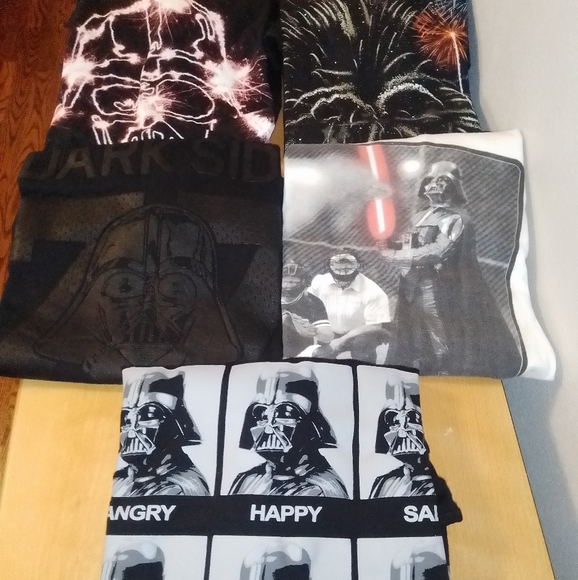 5 Star Wars T-Shirts - Picture 1 of 1